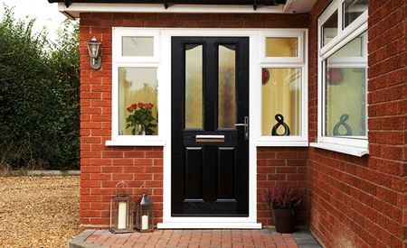 Elite Ely Door Shown in Jet Black