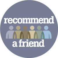 Recommend a friend logo