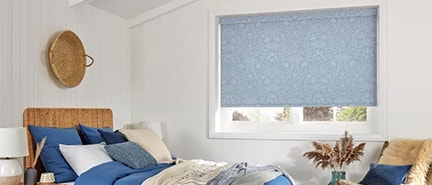 Book with a roller blinds design consultant